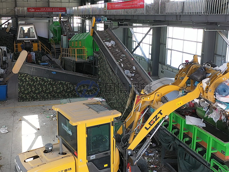 填埋垃圾分拣生产线